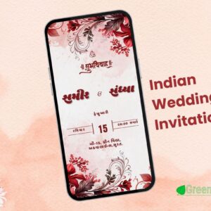 wedding invitation card in gujarati
